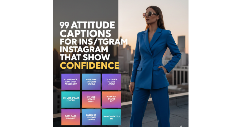99 Attitude Captions for Instagram That Show Confidence