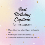 Best Birthday Captions for Instagram