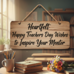 Heartfelt Happy Teachers Day Wishes to Inspire Your Mentor