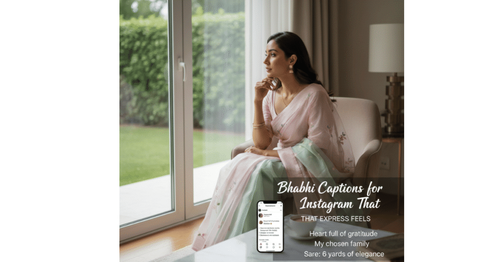 Bhabhi Captions for Instagram That Express Feels
