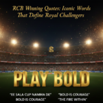 RCB Winning Quotes: Iconic Words That Define Royal Challengers