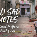 Holi Sad Quotes: Emotional & Alone Festival Lines