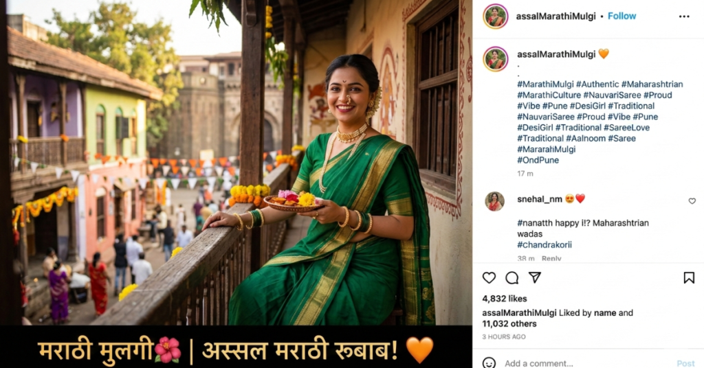 Marathi Mulgi Caption for Instagram Authentic Ideas