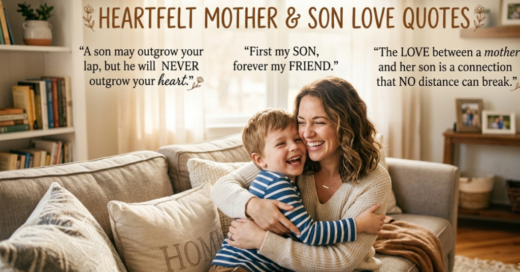 Heartfelt Mother Son Love Quotes