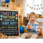 Sweet 2nd Birthday Wishes for Baby Boy