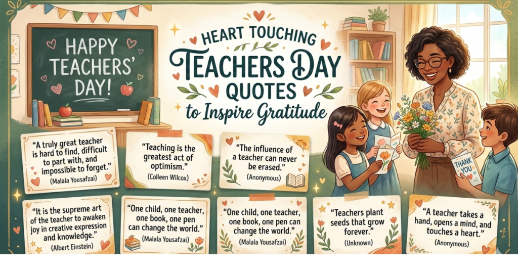 Heart Touching Teachers Day Quotes to Inspire Gratitude