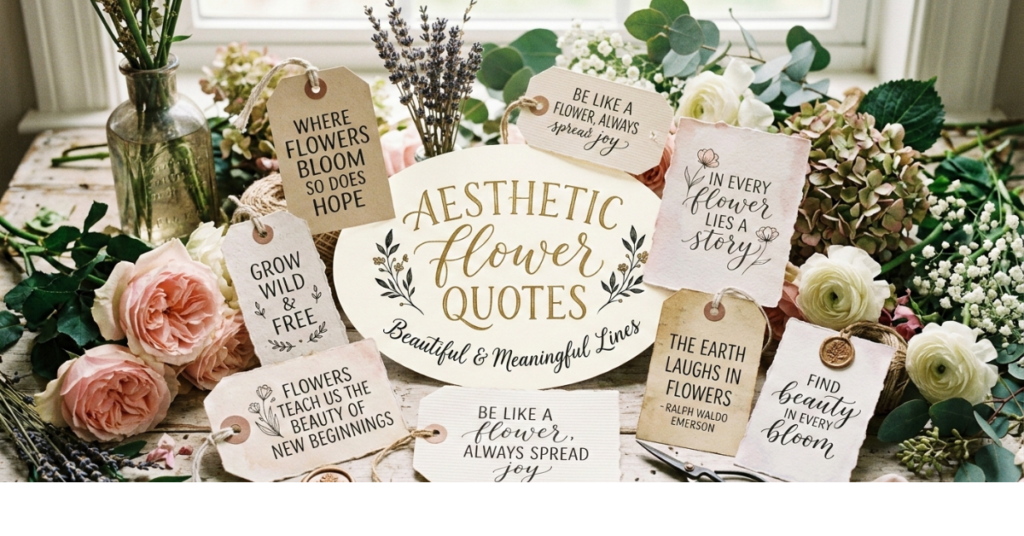 Aesthetic Flower Quotes: Beautiful & Meaningful Lines