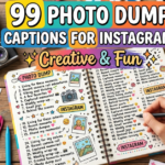99 Photo Dump Captions for Instagram Creative & Fun