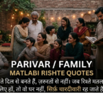 Parivar Family Matlabi Rishte Quotes: Deep Captions