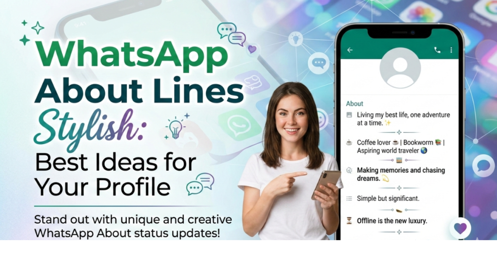 WhatsApp About Lines Stylish: Best Ideas for Your Profile