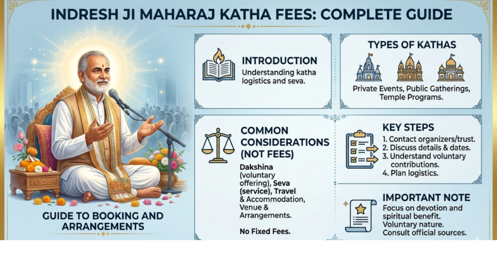 Indresh Ji Maharaj Katha Fees: Complete Guide