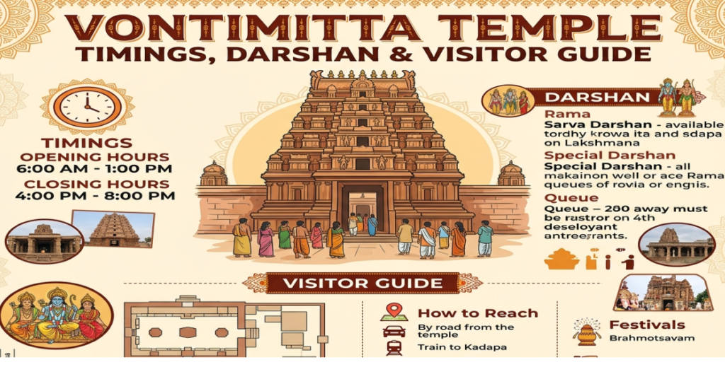Vontimitta Temple Timings, Darshan & Visitor Guide