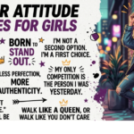 Killer Attitude Quotes for Girls in English