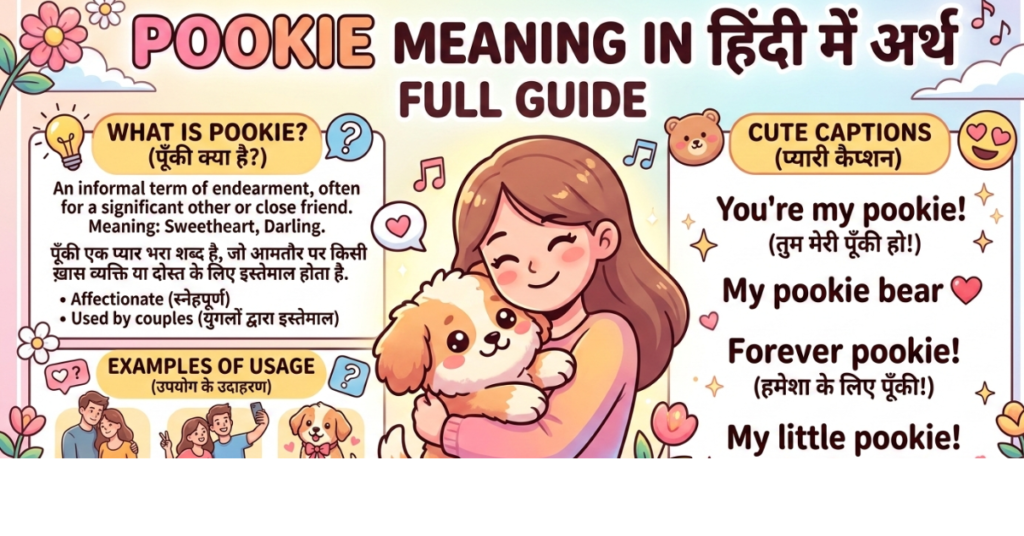 Pookie Meaning in Hindi Full Guide&Cute Captions
