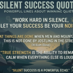 Silent Success Quotes: Powerful Lines About Winning Quietly