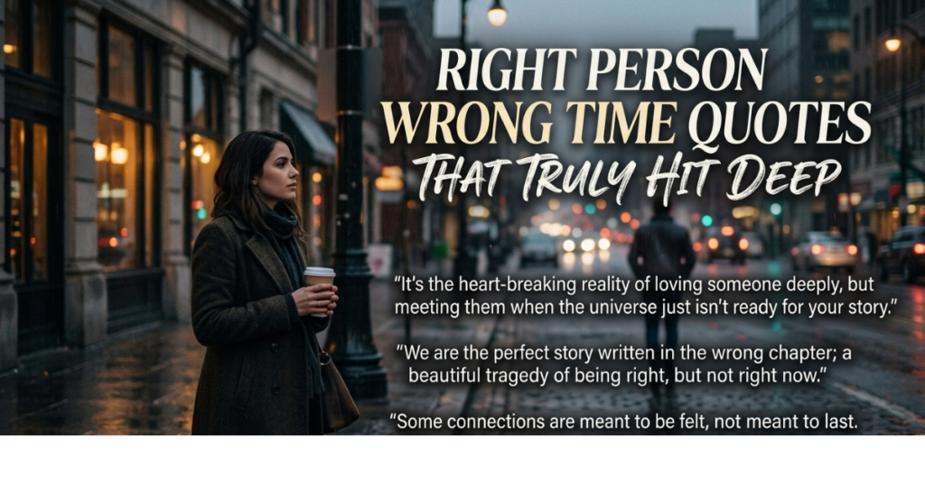Right Person Wrong Time Quotes That Truly Hit Deep