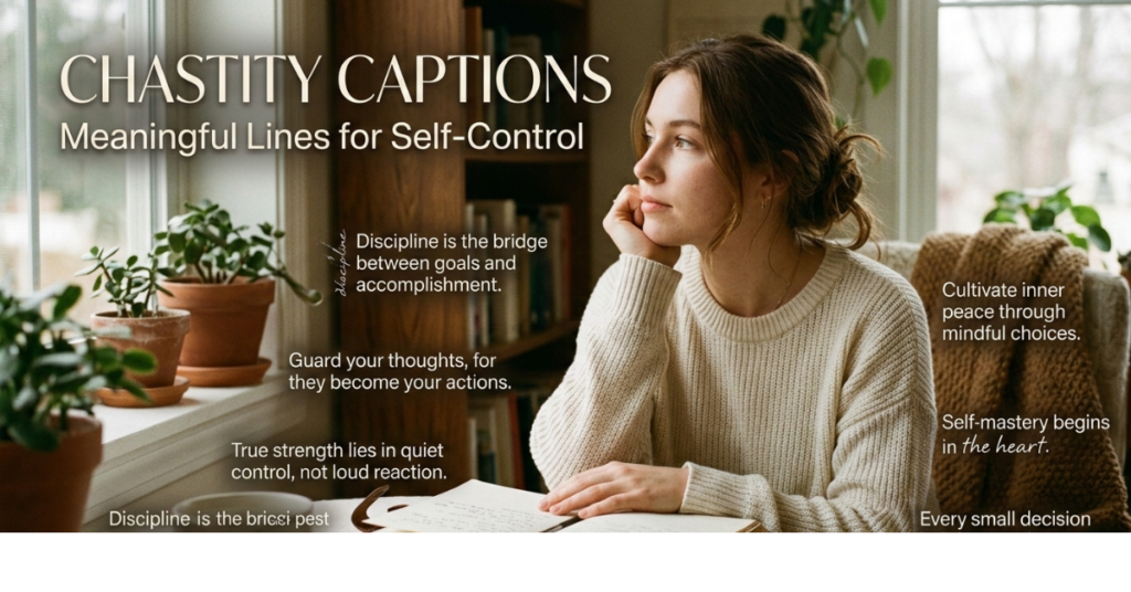 Chasity Captions: Meaningful Lines for Self-Control