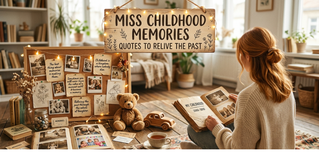 Miss Childhood Memories Quotes to Relive the Past