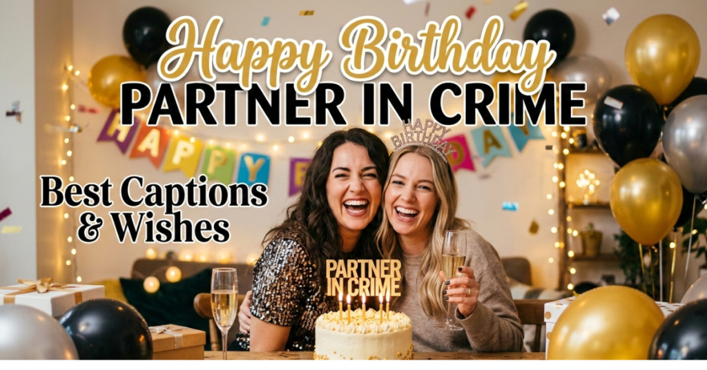 Happy Birthday Partner in Crime: Best Captions & Wishes