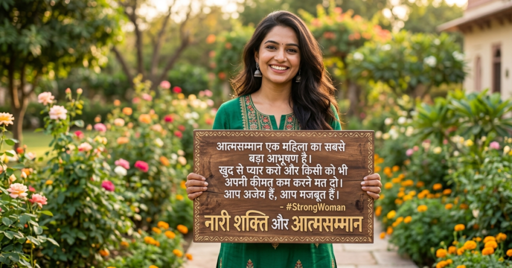 Strong Woman Self Respect Quotes in Hindi Quotes