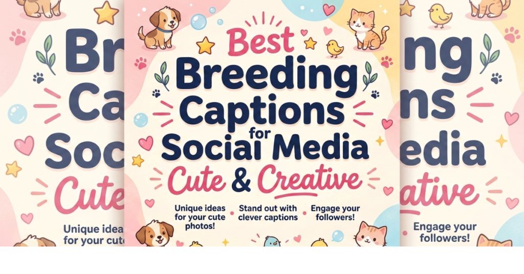 Best Breeding Captions for Social Media Cute & Creative