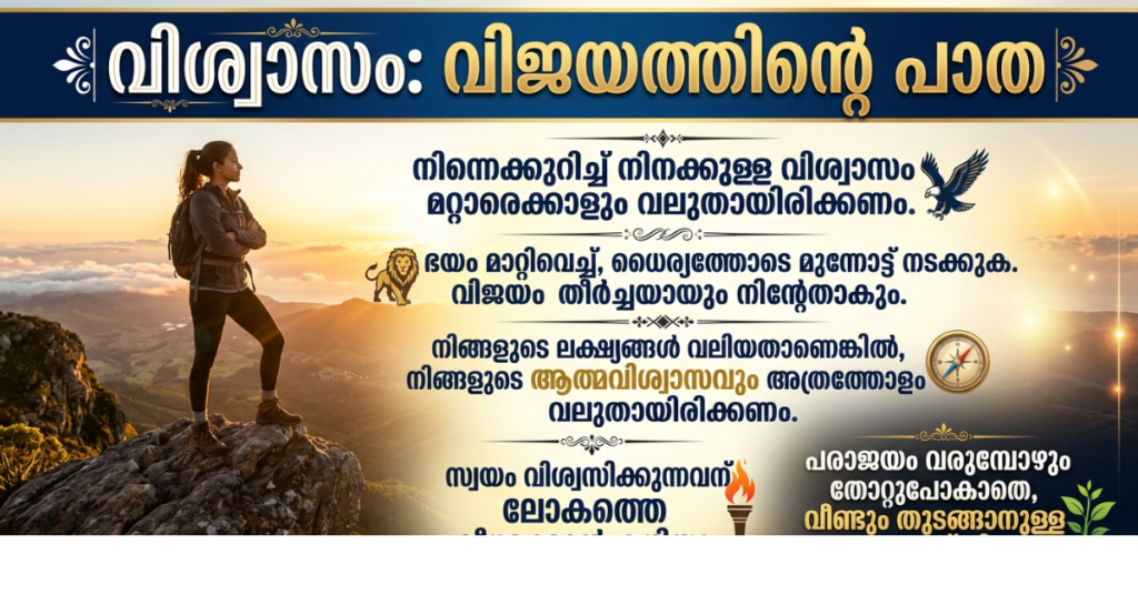 Confidence Motivational Quotes in Malayalam