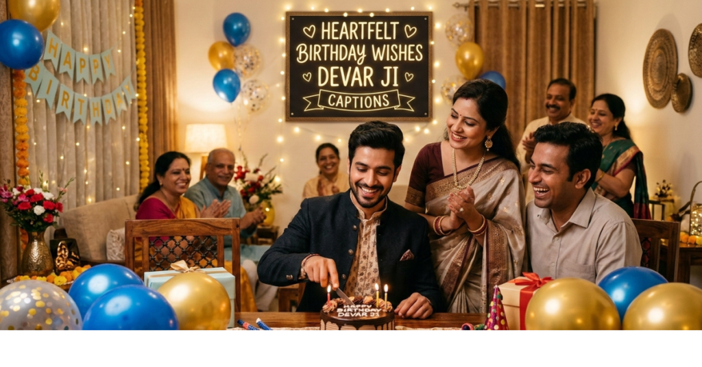 Heartfelt Birthday Wishes Devar Ji Captions