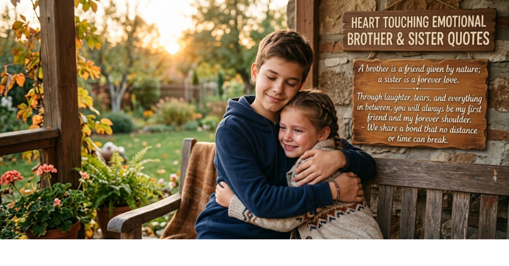 Heart Touching Emotional Brother and Sister Quotes