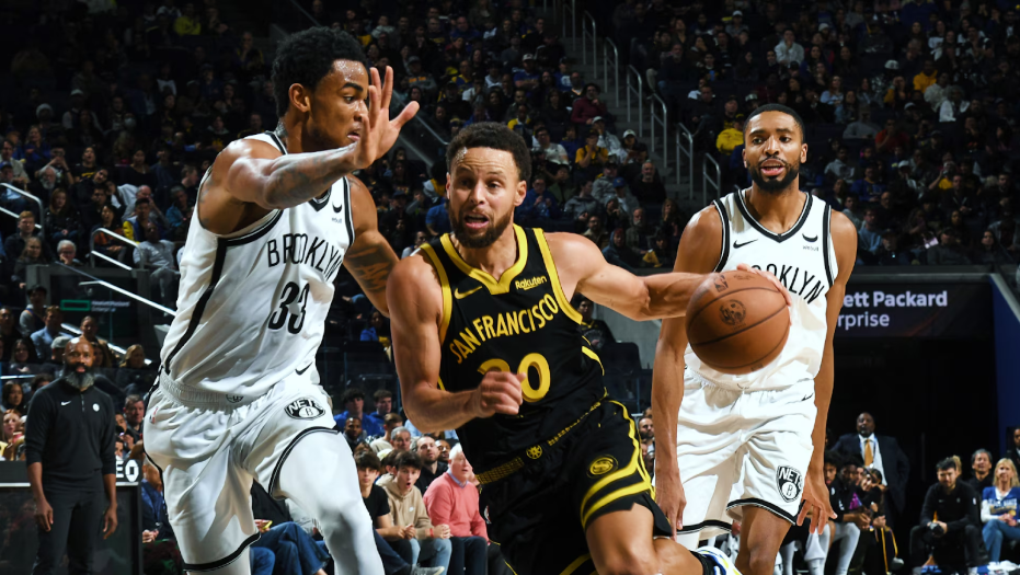 brooklyn nets vs golden state warriors match player stats